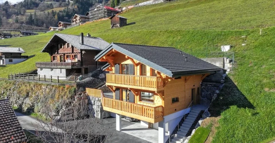 Chalet neuf d'exception dans un environnement calme et paisible