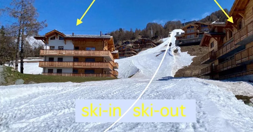 Superbe appartement ski-in & ski-out sur les pistes de Veysonnaz
