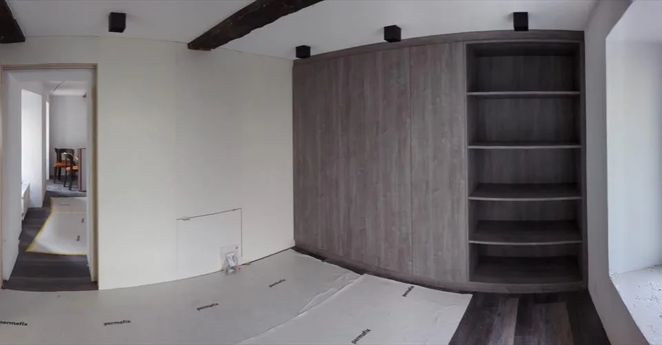 Immeuble à EISCHOLL, appartement 2 pièces rénové au centre, avec un grand balcon et cheminée