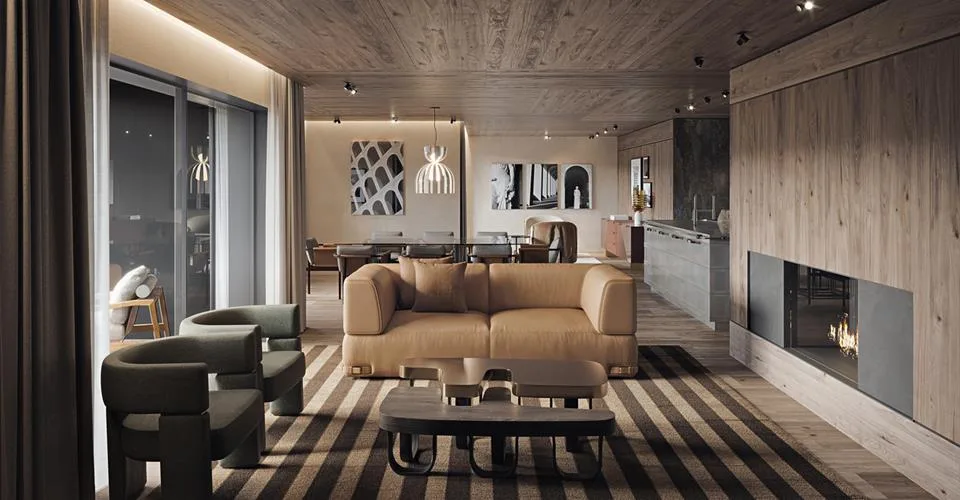 Résidences FENDI – Appartement de luxe au 1er, exposition est (P12) – photo 8 sur 11