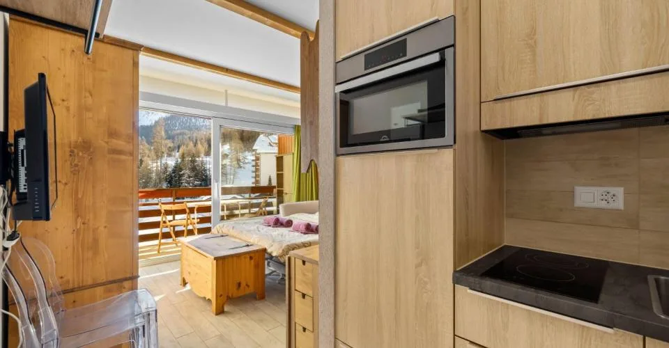 Appartement ski-in ski out de 1.5 pièces