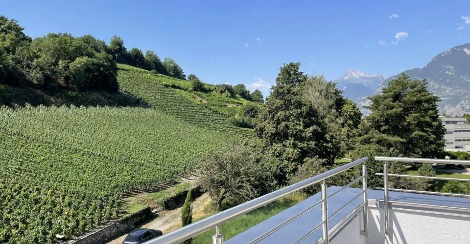 Penthouse exclusif à Sion avec sa terrasse de 100m2