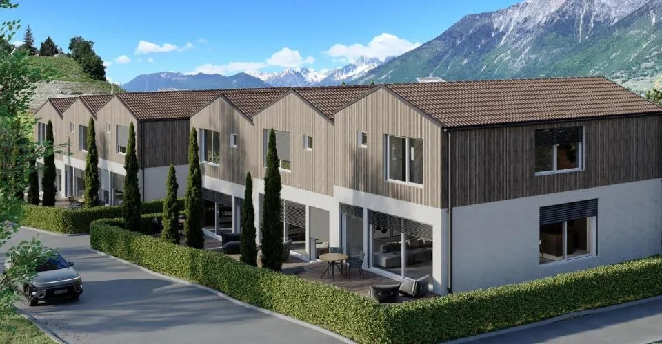 Belle villa jumelée de 4.5 pièces à Saxon en Valais