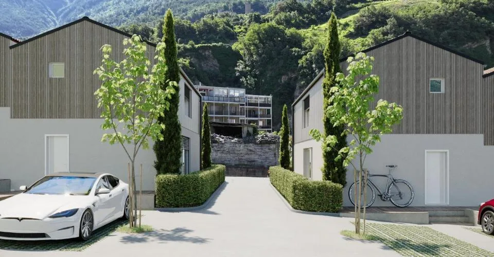 Belle villa jumelée de 4.5 pièces à Saxon en Valais