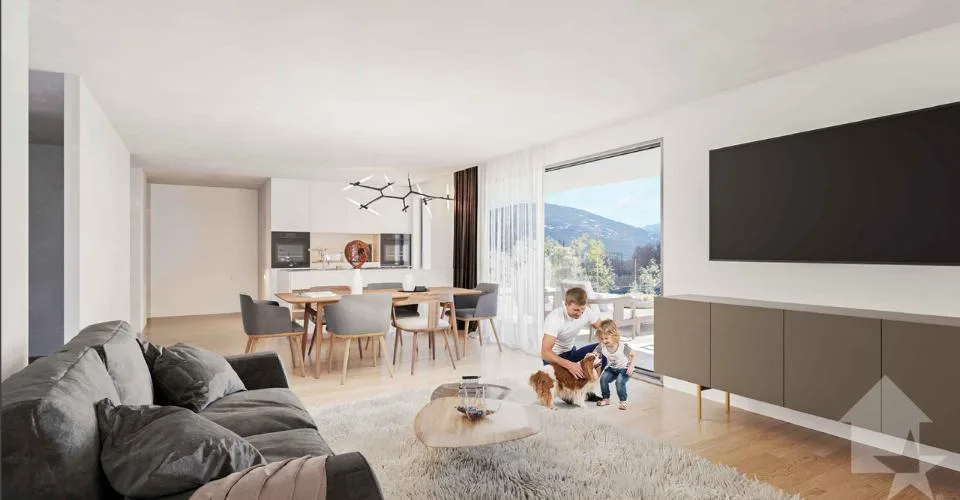 Bel attique de 4.5 pièces de 150 m2 avec terrasse