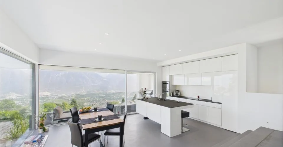 Villa avec piscine d'eau salée et sauna à Venthône – vue – Foto 3 von 7