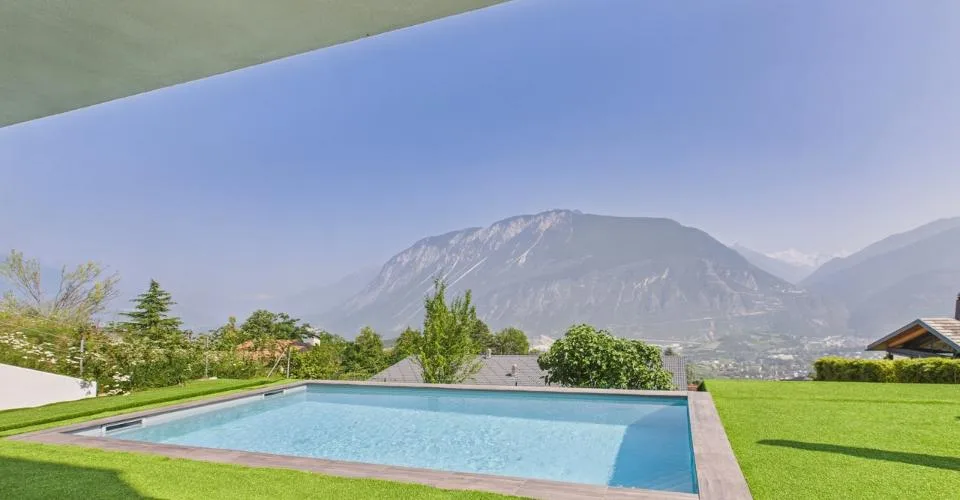 Villa avec piscine d'eau salée et sauna à Venthône – vue – Foto 6 von 7