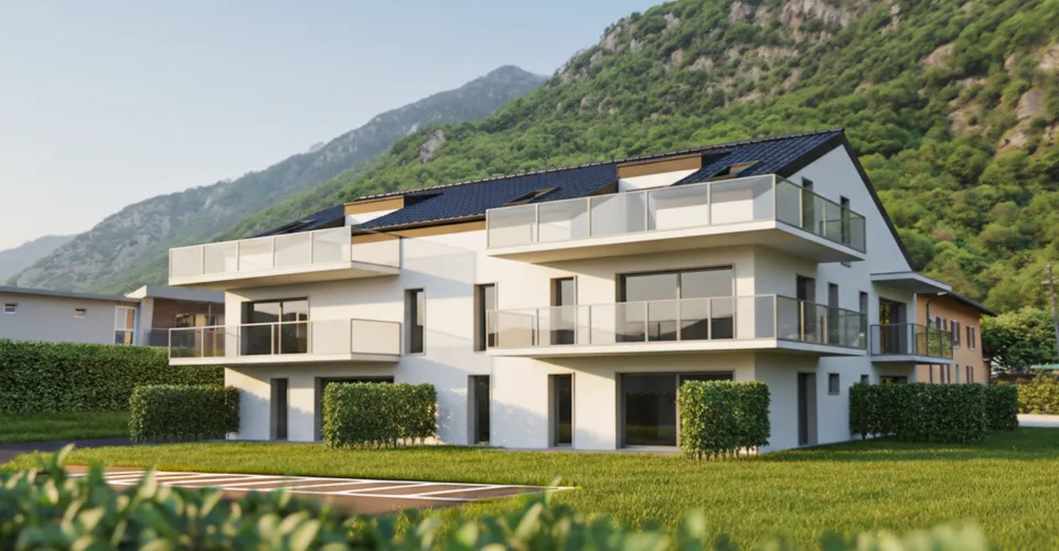 Appartement neuf de 4.5 pièces avec grand balcon