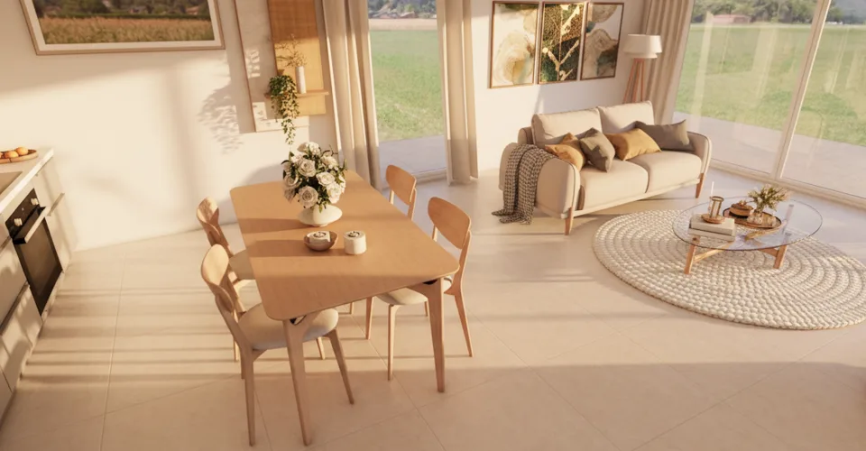 Appartement neuf de 4.5 pièces avec grand balcon