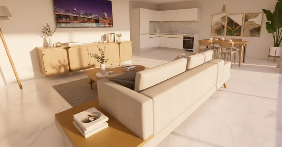 Appartement neuf de 4.5 pièces avec grand balcon