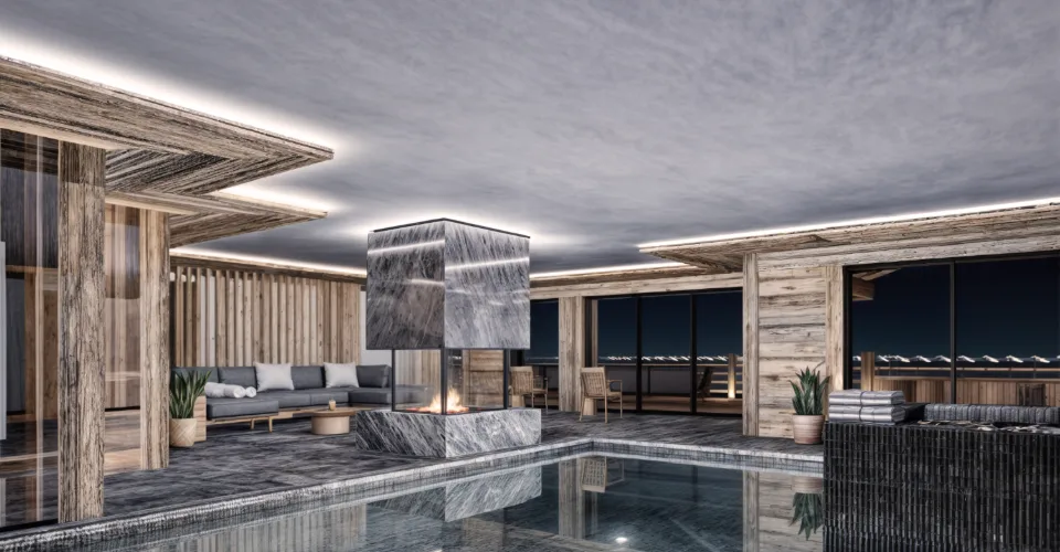 Résidence Arc-en-Ciel - projet 1300 m2 - Verbier