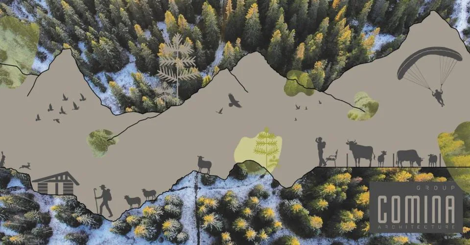 Résidence Arc-en-Ciel - projet 1300 m2 - Verbier