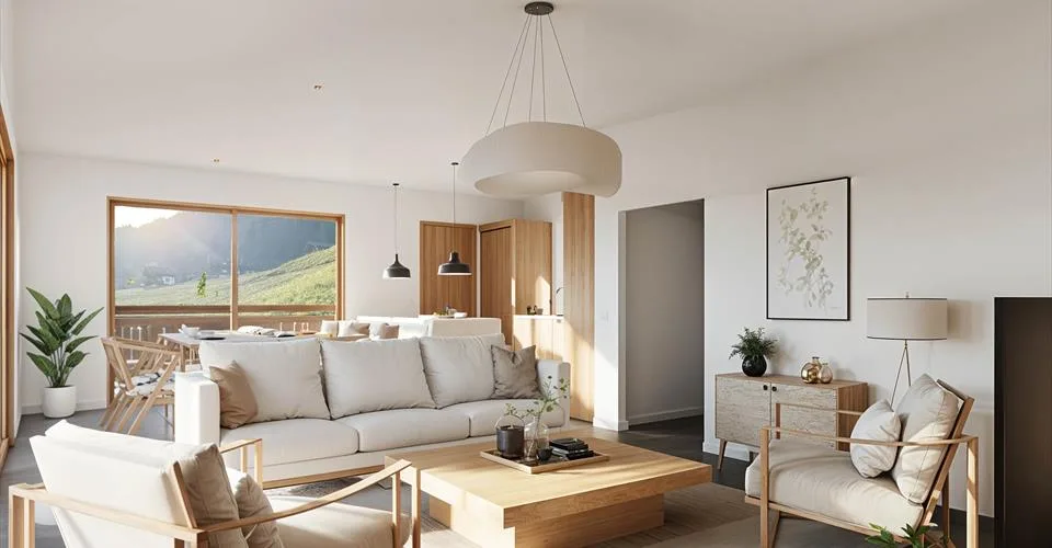 Appartement 4.5 pièces dans un chalet neuf à Val-d'Illiez
