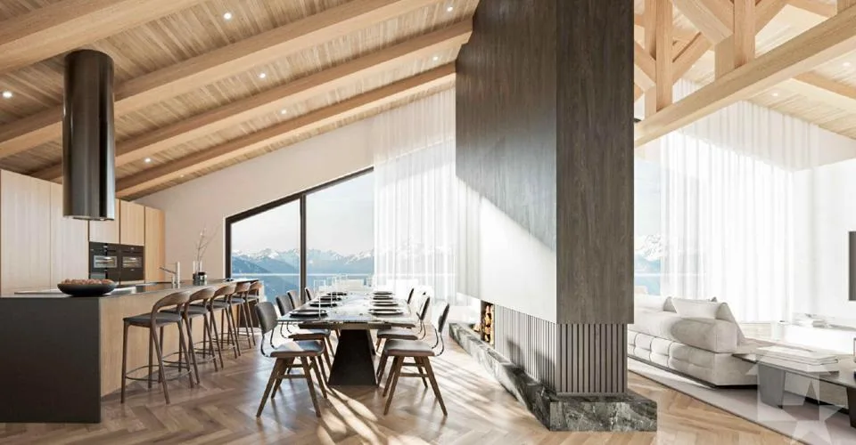 Luxueux 4.5 pièces en construction à Crans-Montana