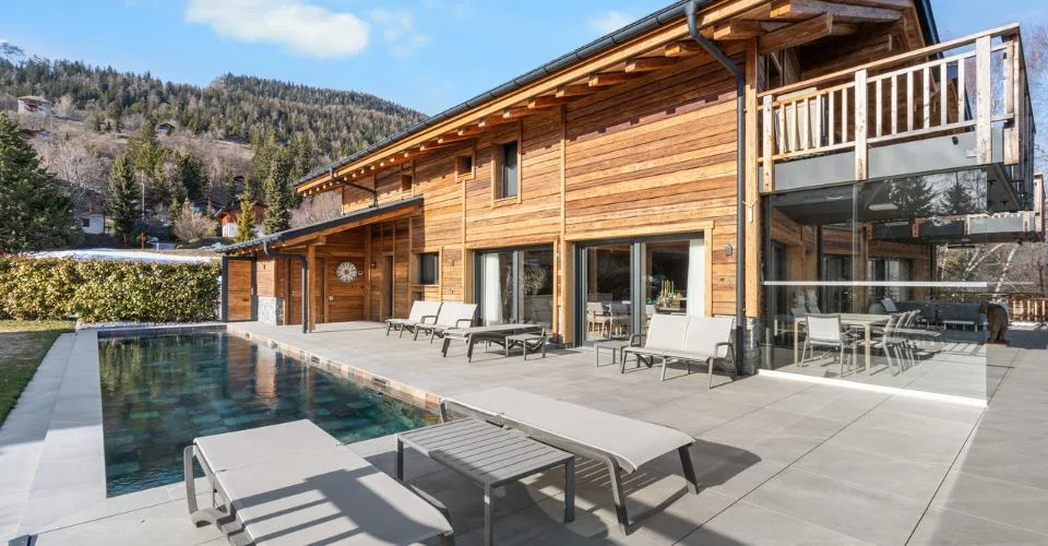 Chalet de prestige à Mayens d'Arbaz - Piscine et Vue imprenable – Foto 7 von 9