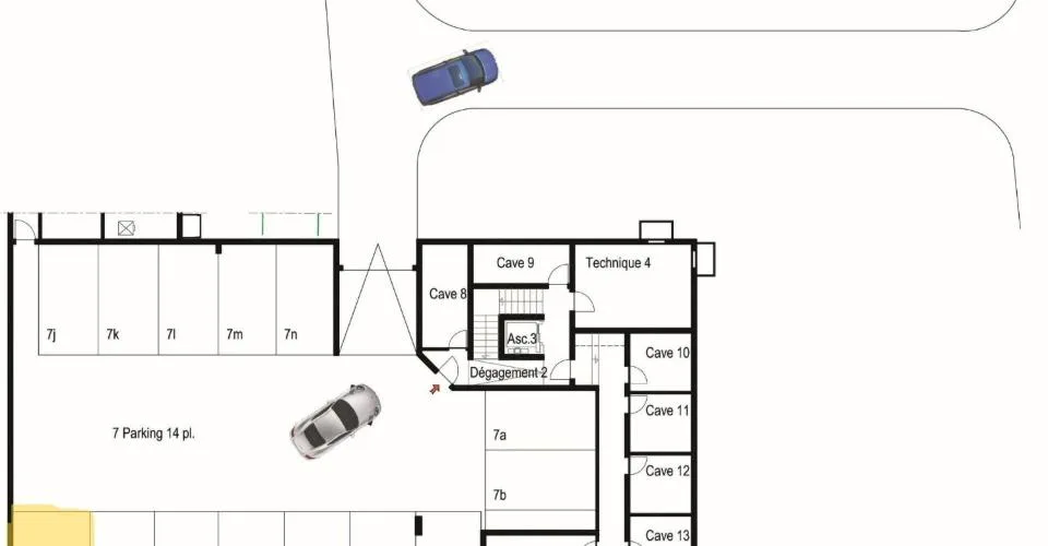 Appartement 3,5 104 m2 Rez-Jardin