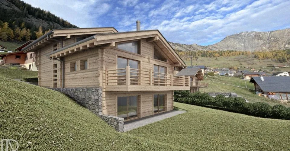 Proche Verbier LE LEVRON Chalet 3 étages 6.5 pièces