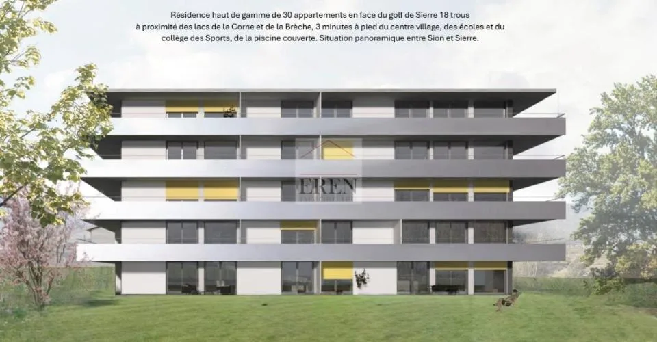 Appartement 3,5 pièces sud-est en rez de chaussée à Grône – Foto 12 von 13