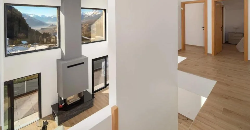 Chalet moderne à Crans-Montana avec vue imprenable – Foto 10 von 12