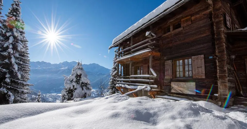 Chalet typique avec vue à couper le souffle