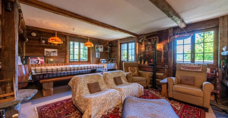 Chalet typique avec vue à couper le souffle