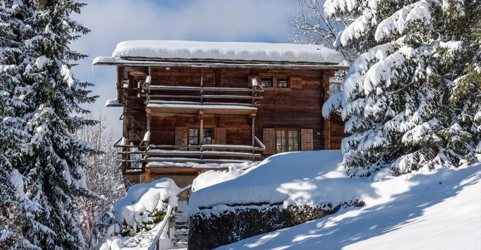 Chalet typique avec vue à couper le souffle