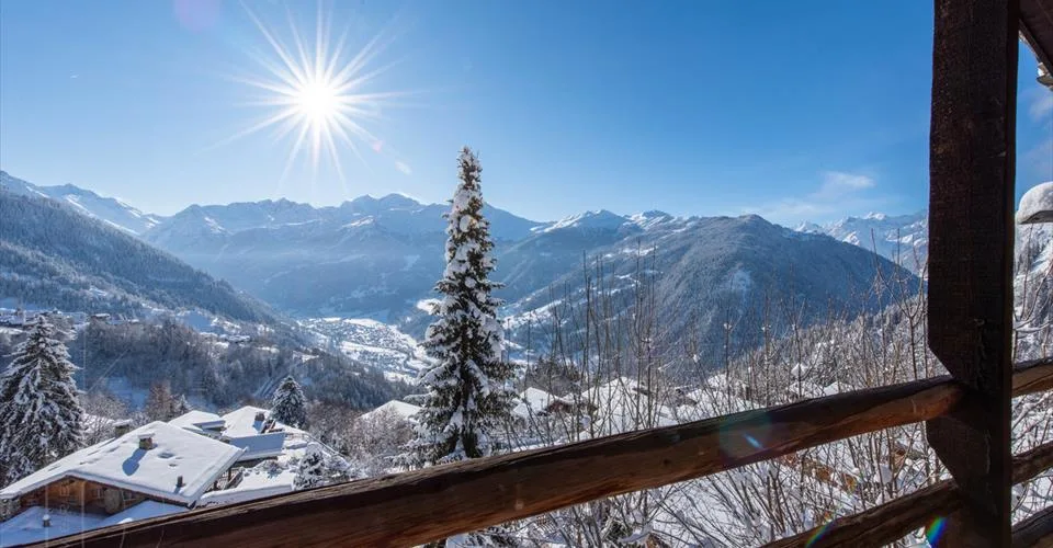 Chalet typique avec vue à couper le souffle