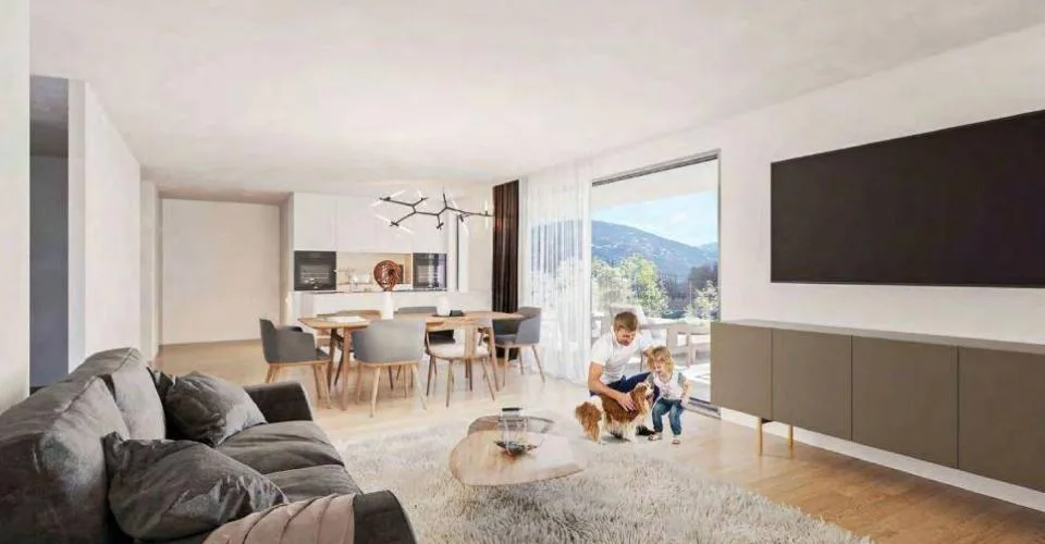 Appartement en attique de 4.5 pièces à Uvrier