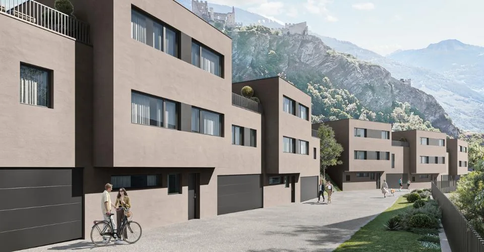 "ROCHER EN VILLE" 6 VILLAS DE STANDING AU COEUR DE SION