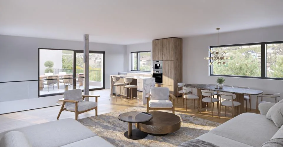 "ROCHER EN VILLE" 6 VILLAS DE STANDING AU COEUR DE SION