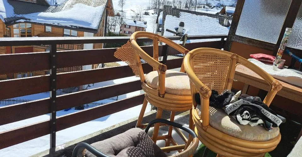 1.5-07, appartement lumineux et confortable de 1.5 pièces avec balcon orienté sud et belle vue