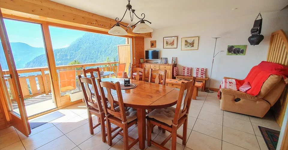 Coup de coeur ! Appartement 3.5 pièces, attique, duplex, orienté sud, à Ovronnaz/VS