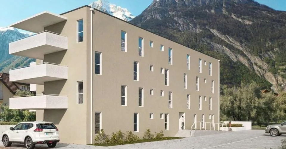 1er étage 4,5 pces avec grand balcon