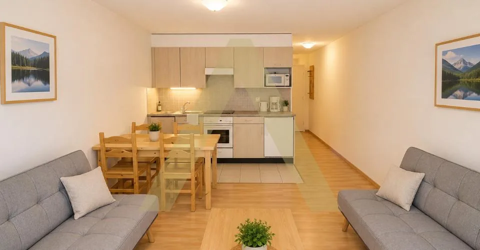 Opportunité meublée avec balcon dans un cadre verdoyant