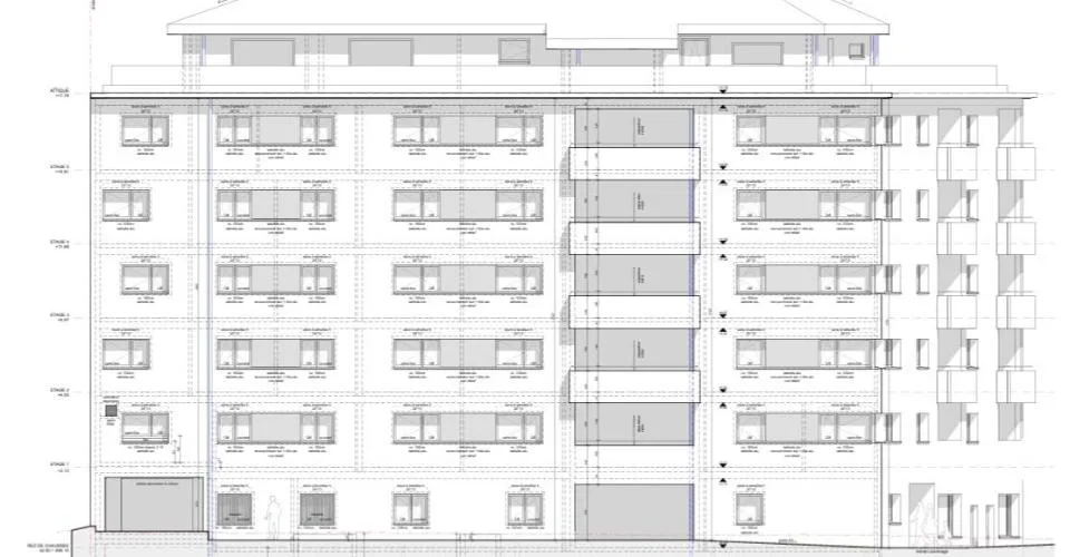 Appartement traversant 4.5 pièces 2ème étage au centre de la ville de Sion à proximité de la gare