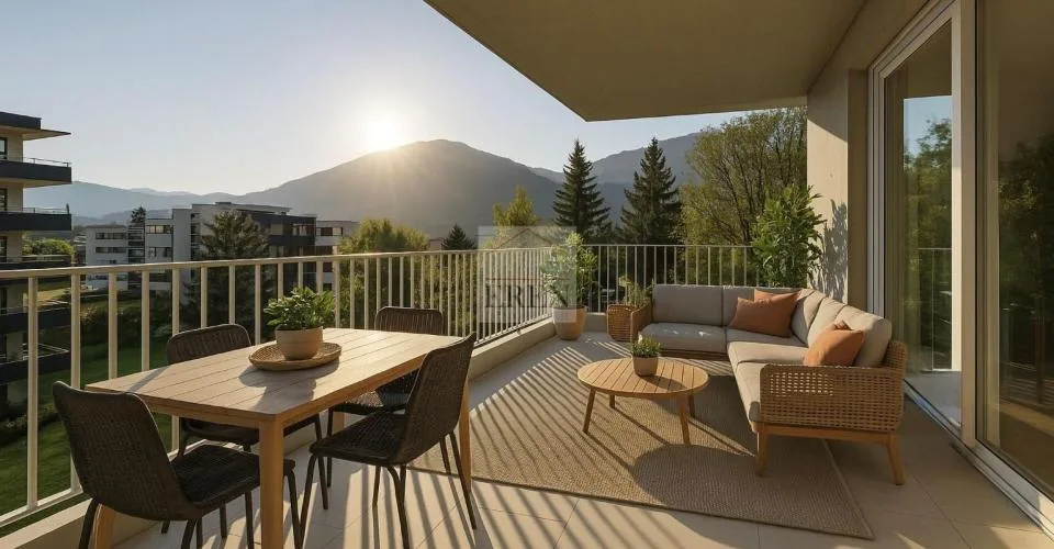 Magnifique attique 4.5 pièces neuf avec grande terrasse panoramique à Conthey lumineux et moderne – Foto 9 von 13