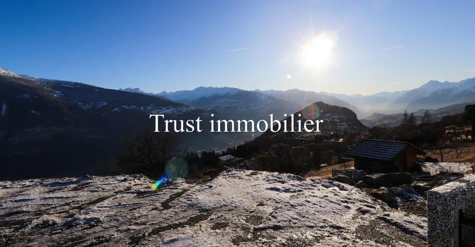 6000.Vue panoramique - Projet Chalet à vendre à Sergnou -Crans-Montana