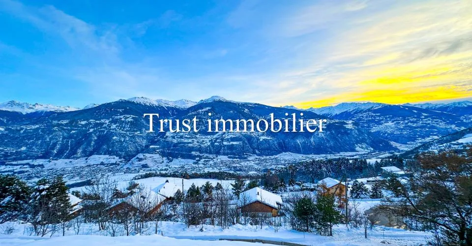 6000.Vue panoramique - Projet Chalet à vendre à Sergnou -Crans-Montana