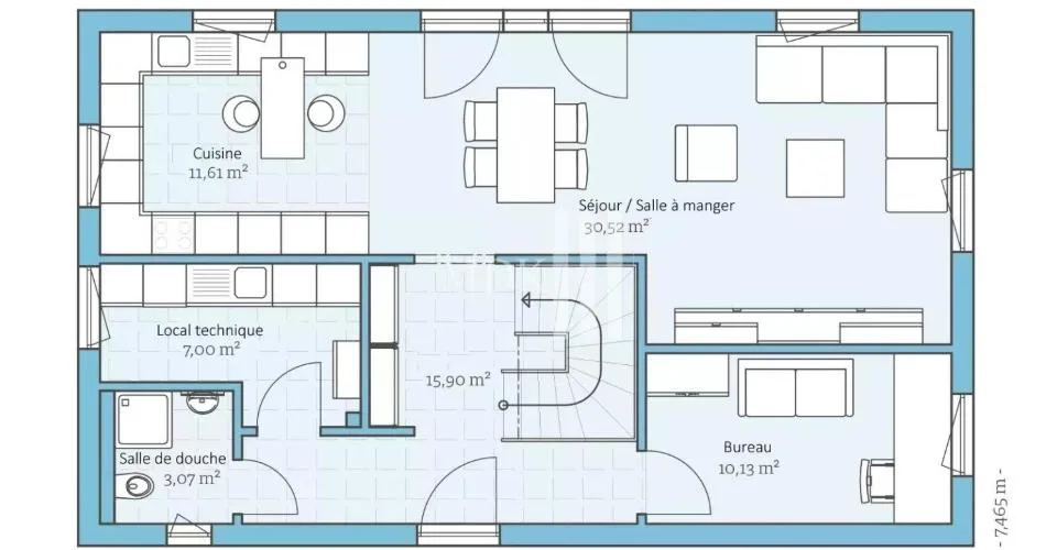 Belle villa de 5.5 pièces sur plan
