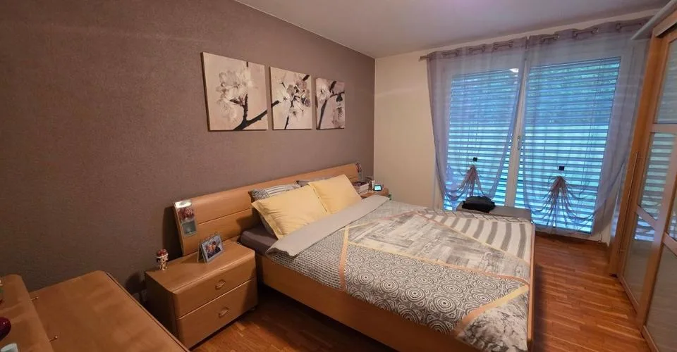 Appartement 4,5 pièces avec jardin plein sud et garage aux Foulets
