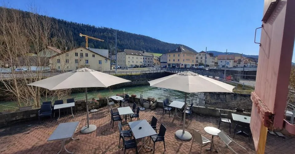 Maison d'habitation avec tea-room et magnifique terrasse, situation privilégiée