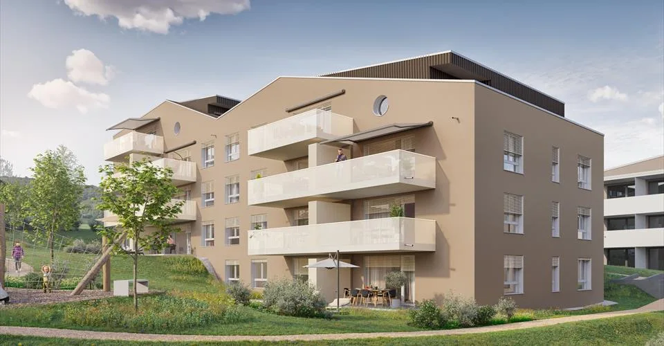 Beau 3.5p avec terrasse et jardin