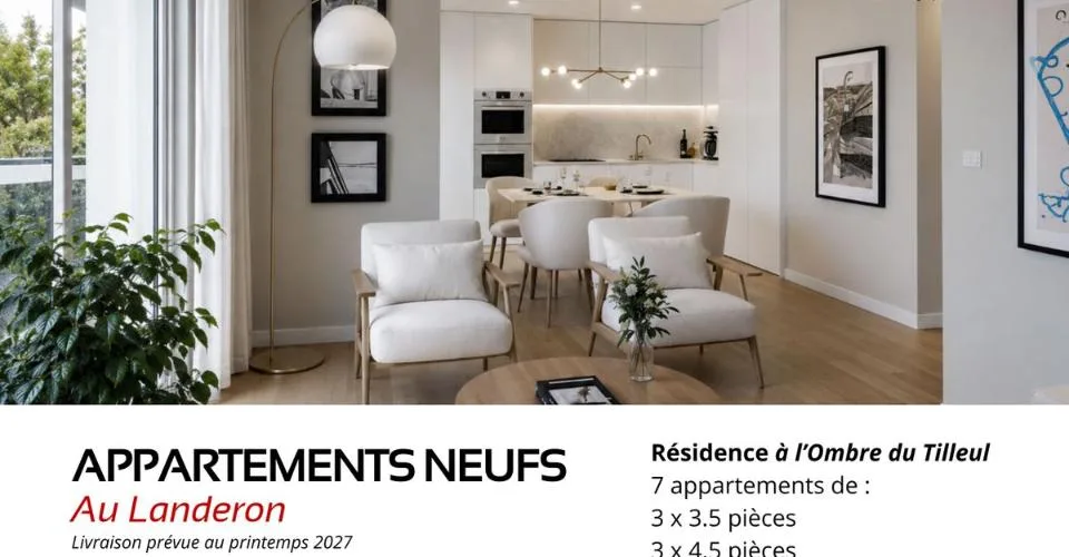 Appartement neuf au Landeron (Livraison printemps 2027)