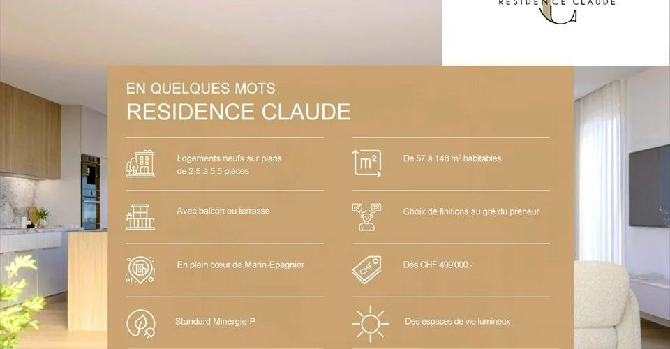 Nouveau projet - Appartement de 4.5 pièces - Standard Minergie-P