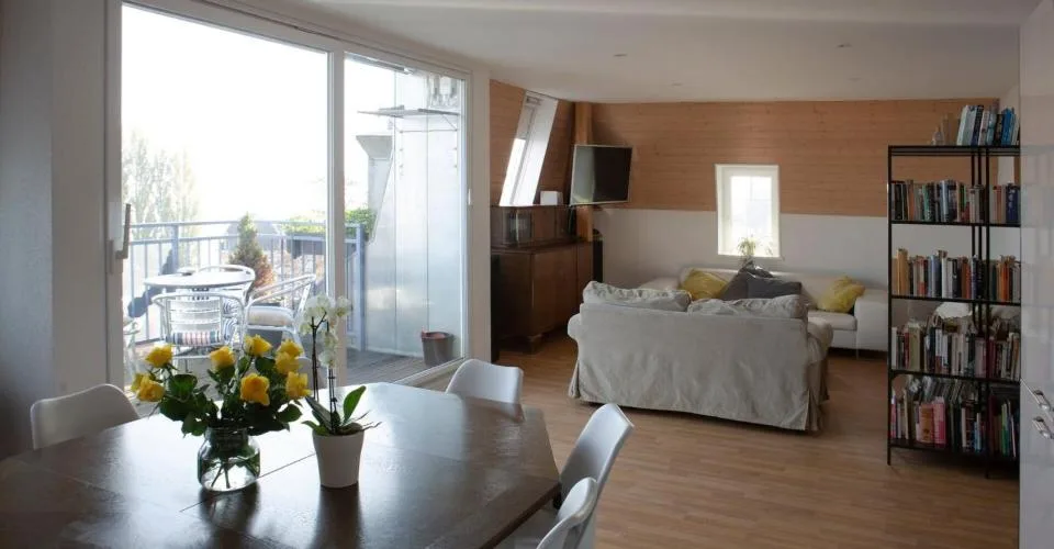 Appartement de 6.5 pièces en duplex avec magnifique vue sur le lac et les Alpes