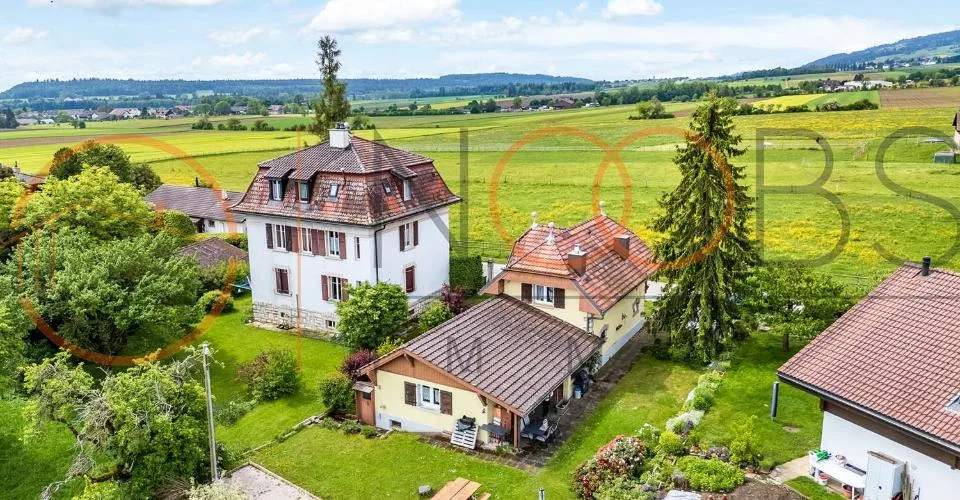 Havre de paix au Val-de-Ruz : villa individuelle 5 pièces et jardin
