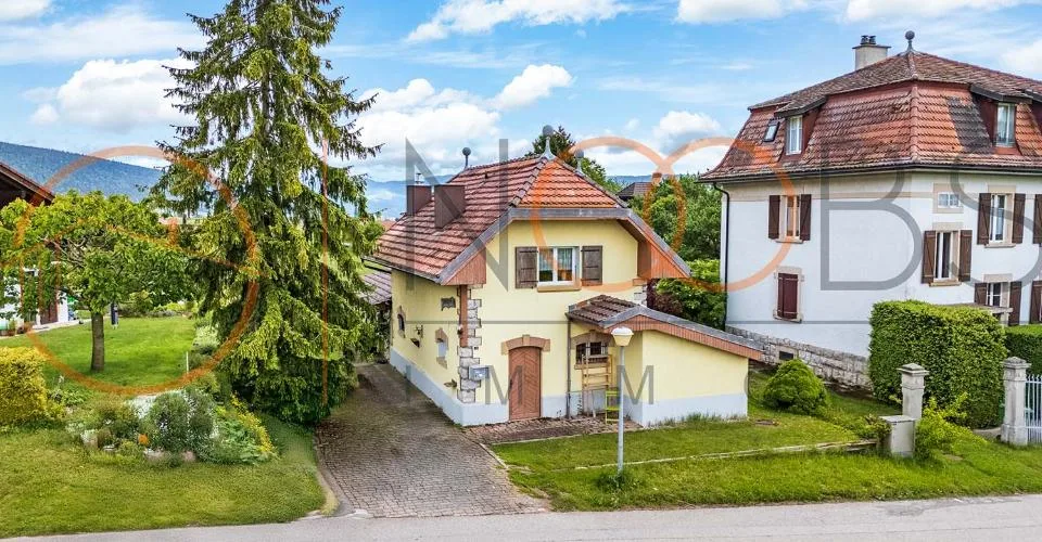Havre de paix au Val-de-Ruz : villa individuelle 5 pièces et jardin