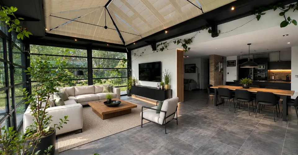 Propriété d'exception avec deux habitations et vaste jardin dans un cadre privilégié