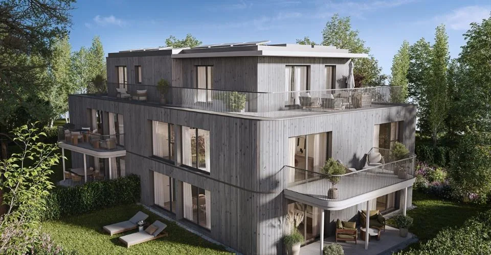 Appartement 4 pièces en attique avec terrasse de 76 m²