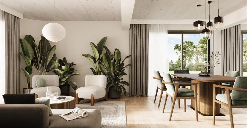 Appartement 4 pièces en attique avec terrasse de 76 m²